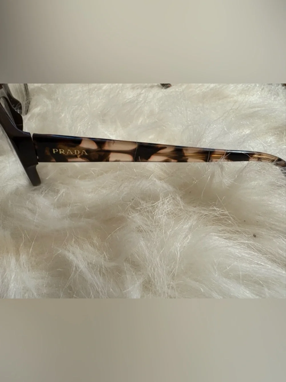 Prada Brown Rectangular Women's Glasses - Picture 4 of 9